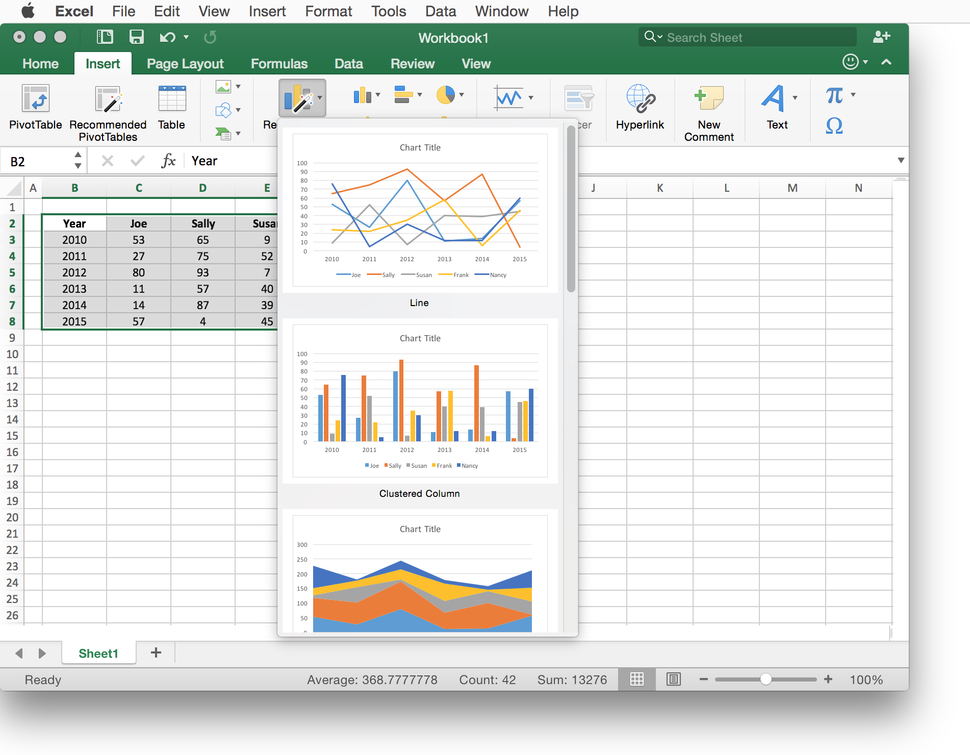For Mac Excel 2016