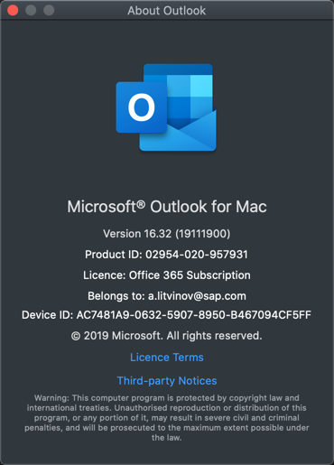 Microsoft Outlook For Mac